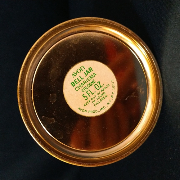 Vintage 1973 Avon Bell Jar Floral Bottle Field Flowers Fragrance Cologne - Picture 2 of 2